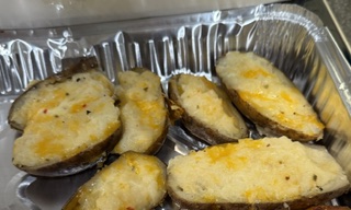 Twice Baked Potatoes (2 Halves)